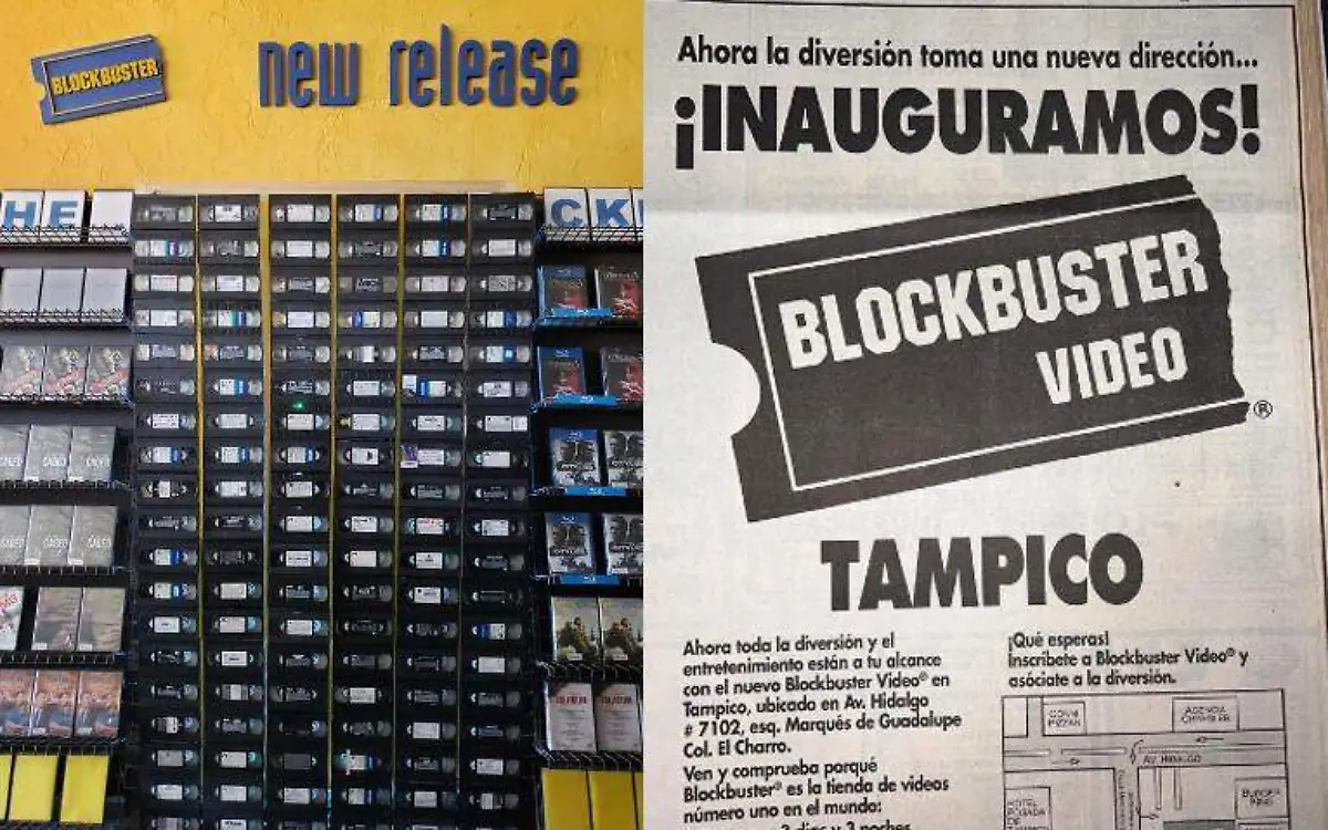 Blockbuster llegó a Tampico hace casi dos décadas y aunque ya cerró, fue una franquicia muy querida en el puerto Facebook @ Hemeroteca El Sol de Tampico (1)